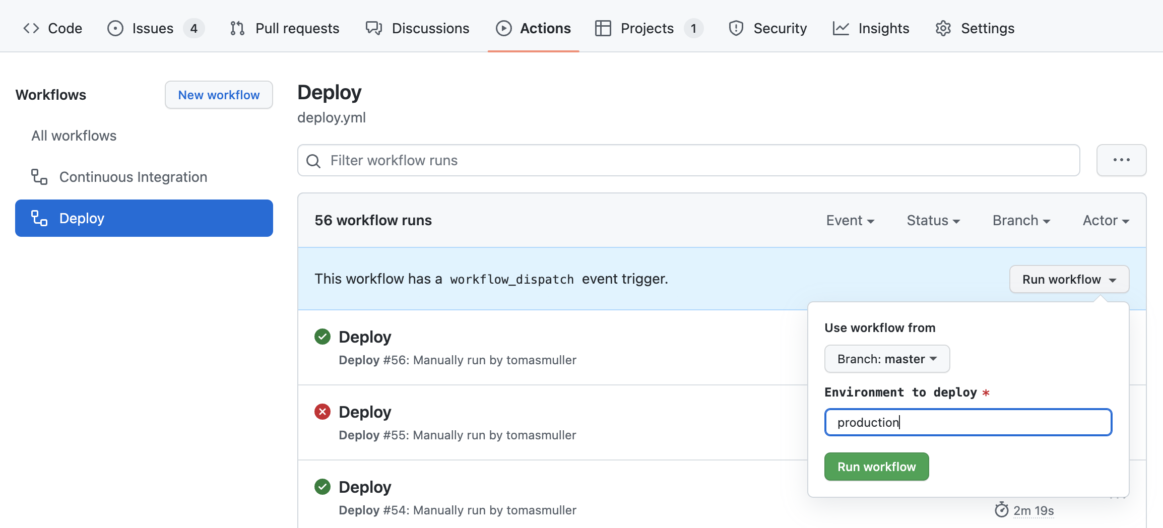 Record and monitor deployments using GitHub Actions and New Relic